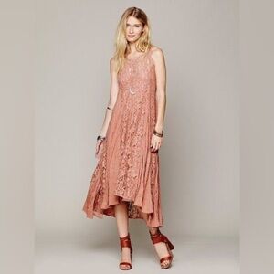 Free People x Moonrise Bloom Lace Maxi Dress size M